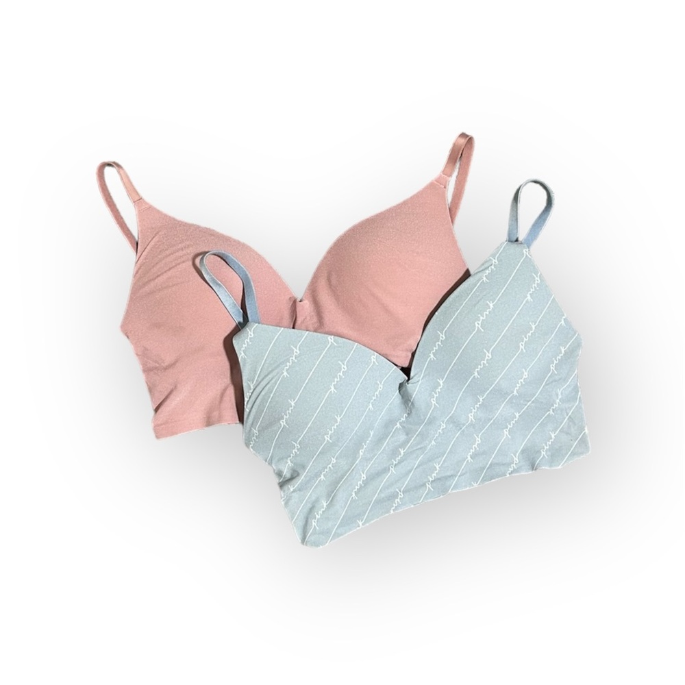 2-set wireless push up bra